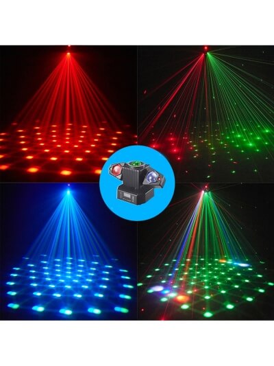 Лазерный проектор/светомузыка Beatix с пультом управления-6